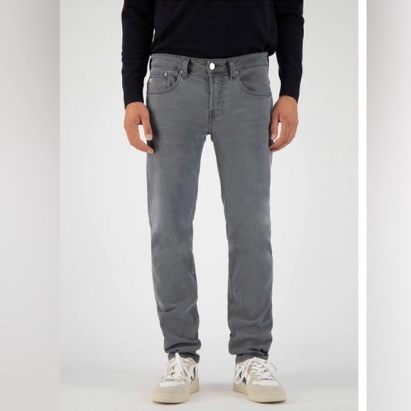 Patagonia Jeans Organic Cotton Gray Tapered Straight Button Fly Mens Sz 32 - Picture 1 of 12